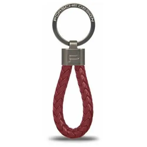 Porsche Design Keyring Brelok do kluczy Skórzany 10 cm carmine red