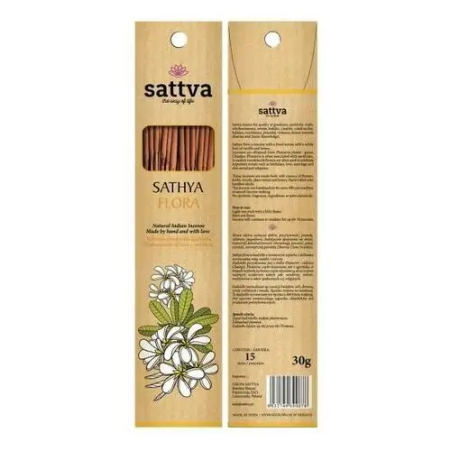 Sattva kadzidło naturalne patyczki - sathya flora