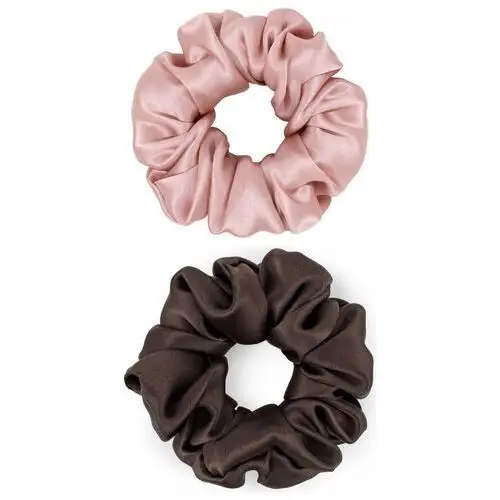 Silk Love jedwabna gumka do włosów zestaw 2 szt. L Scrunchies 100% jedwab