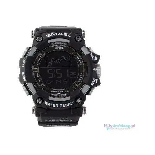 Zegarek męski militarny wodoodporny LED SMAEL czarny 3