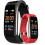 Smartband Giewont Czarny GW200-1 Kroki Puls Sport Pasek Czerwony Sklep