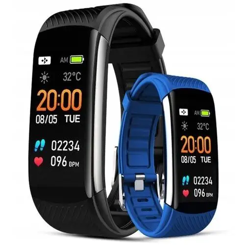 Smartband Giewont Fit&GO Duo GW200-7 Black Pasek Sky Blue