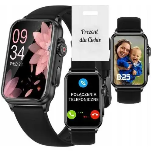 Smartwatch Zegarek damski Ciśnienie Rozmowy Sms Pl