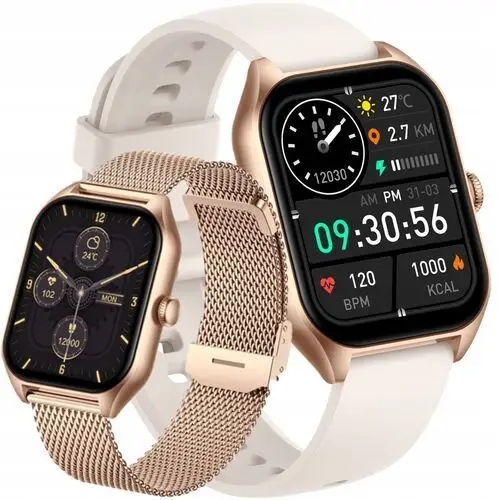 Smartwatch Zegarek Damski Polskie Menu Rozmowy Powiadomienia Dla Kobiety Pl