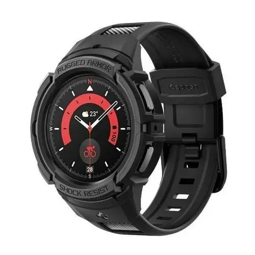Spigen ACS05301 z paskiem Rugged Pro dla Galaxy Watch 5 Pro 45mm (czarny)