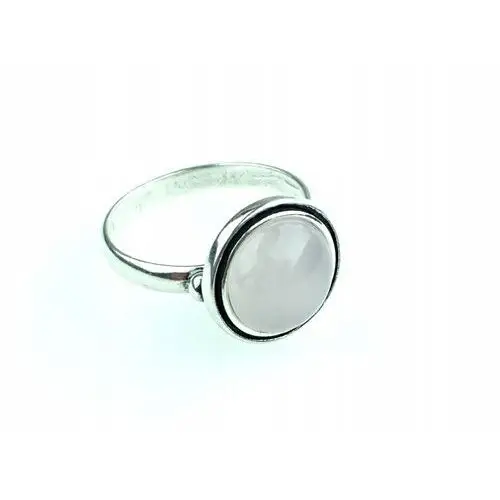 Srebrny pierścionek kwarc różowy pr. 925 rozmiary