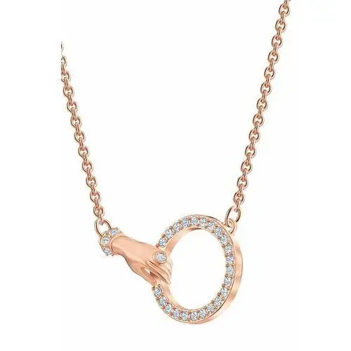 Naszyjnik necklace hand 5489573 różowy Swarovski