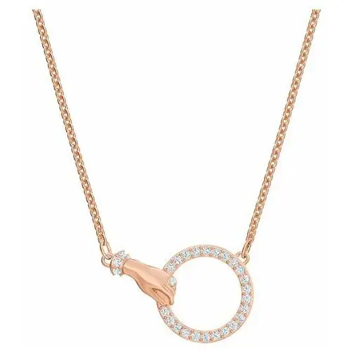 Naszyjnik necklace hand 5489573 różowy Swarovski 2