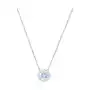 Swarovski sparkling dance round necklace, blue blue rhodium-plated Sklep