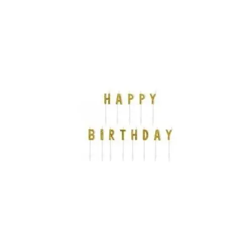 świeczki urodzinowe happy birthday 13 szt