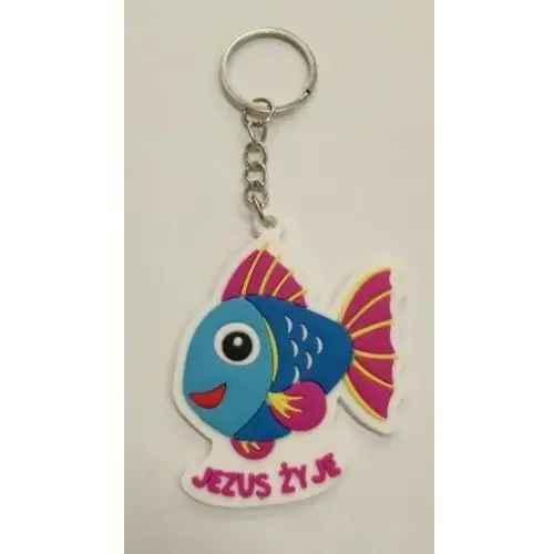 Szaron Brelok gumowy - rybka - jezus żyje