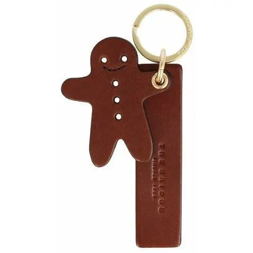The bridge duccio brelok do kluczy skórzany 7 cm marrone