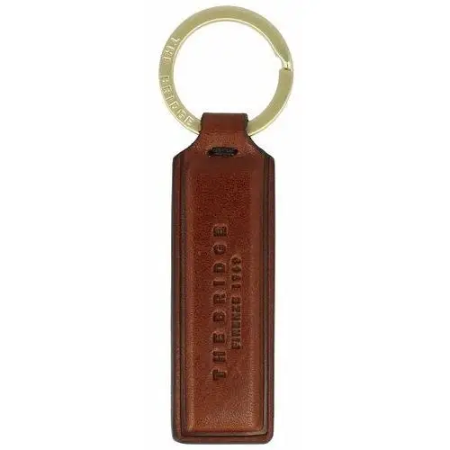 The bridge duccio keychain leather 10,5 cm brown-gold
