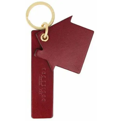 The bridge duccio keychain leather 13 cm bordeaux