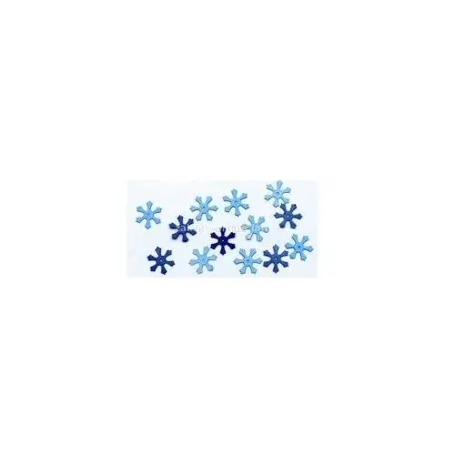 Titanum konfetti płatki śniegu niebieskie 14g