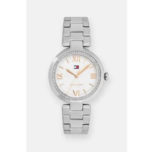 Tommy Hilfiger zegarek damski kolor srebrny 1782681