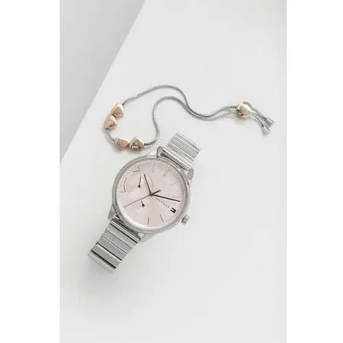 Zegarek i bransoletka kolor srebrny Tommy hilfiger