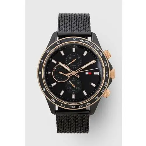 Tommy Hilfiger zegarek męski kolor czarny 5
