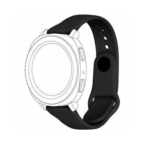 Topp Pasek do samsung galaxy watch (42mm) czarny