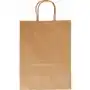 Torebka na prezenty KRAFT, papierowa, 24x12x31 cm, gr. 125g/m2, brązowa Sklep