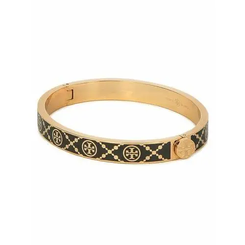 Tory burch bransoletka t monogram hinge bracelet 150568 czarny