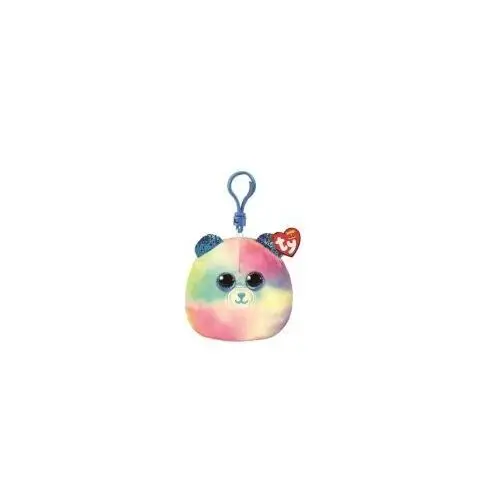 Squish-a-boos hoper - pastelowy miś 8,5cm brelok Ty