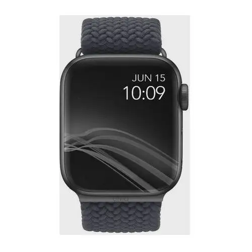 Uniq Pasek aspen braided do apple watch series 1/2/3/4/5/6/7/8/se/se2 42-45 mm szary . akcesoria do smartwatchy i zegarków sportowych