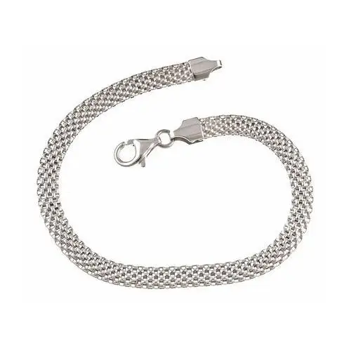 Elegancka srebrna bransoleta bismarck tub srebro 925 B0177
