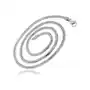 Gruby srebrny łańcuszek żmijka linka snake wąż 2,4 mm srebro 925 Sklep
