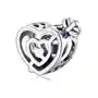 Valerio.pl Rodowany srebrny charms do pandora serce strzała kupidyna labirynt arrow heart srebro 925 Sklep