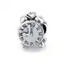 Rodowany srebrny wiszący charms do pandora zegar zegarek budzik clock srebro 925, kolor szary Sklep