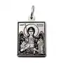 Medalik prostokatny srebrny z wizerunkiem św. michała archanioła med-mich-02 Węc - twój jubiler Sklep