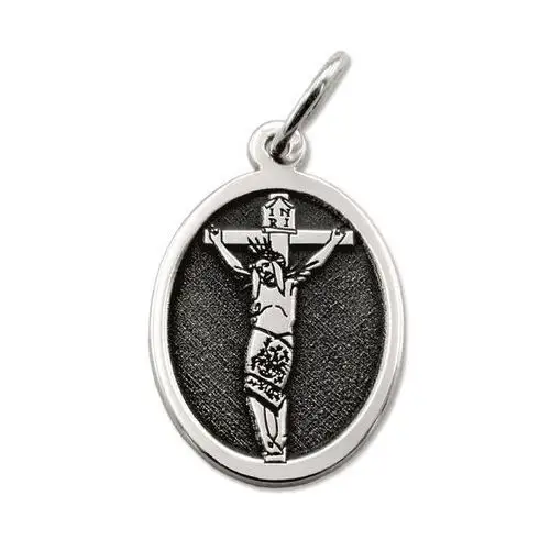 Medalik srebrny z mogilskim wizerunkiem jezusa ukrzyżowanego med-jez-ukrz-01
