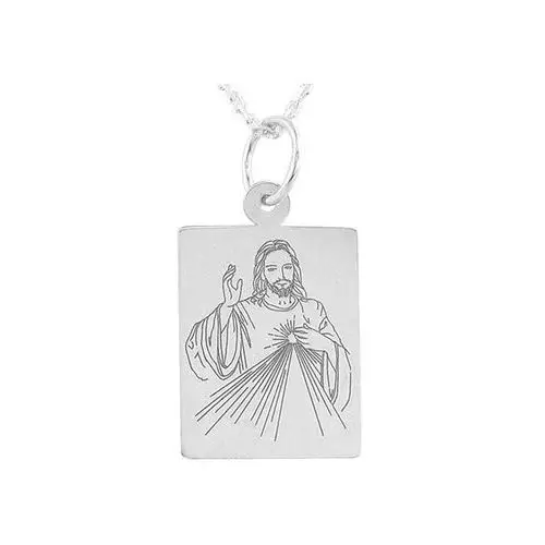 Medalik srebrny z wizerunkiem jezusa med-jezus.m-3 Węc - twój jubiler