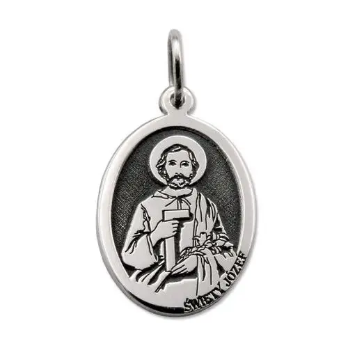 Medalik srebrny z wizerunkiem św. józefa med-jozef-01 Węc - twój jubiler