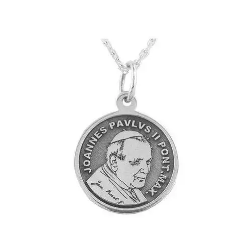 Medalik ze srebra z świętym janem pawłem ii, wec-s-med-jp-ii-6