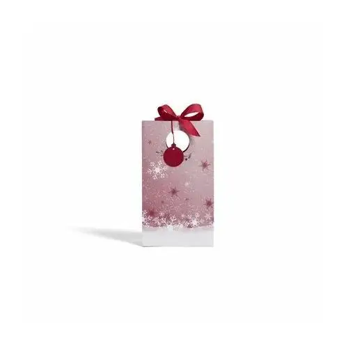 YANKEE CANDLE - świąteczna torebka prezentowa 15.5 x 10 x 26 cm różowy