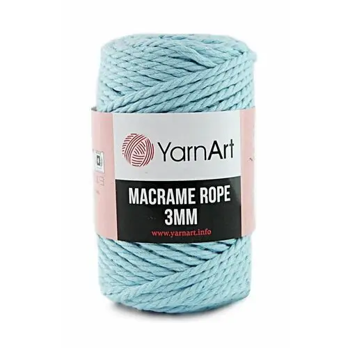 Yarnart Sznurek macrame rope 3 mm - 760 błękit