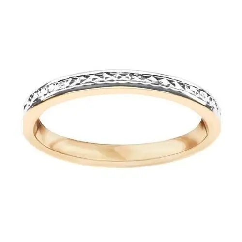 Yes rings - biżuteria yes Pierścionek z dwukolorowego złota - yes rings