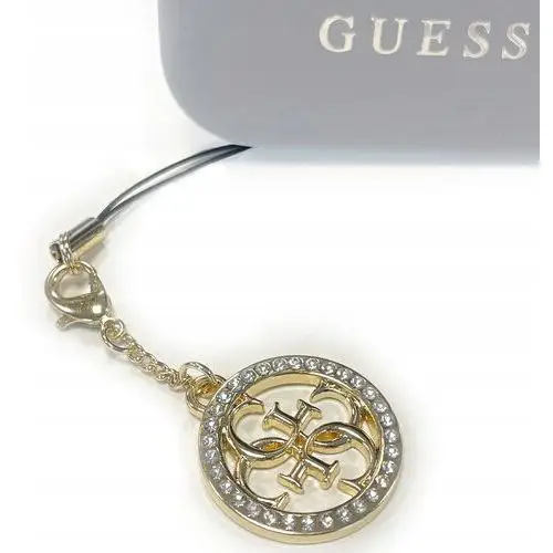 Zawieszka Guess do telefonu Phone Strap 4G Rhinestone, breloczek do torebki