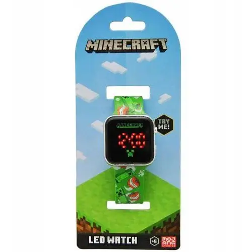 Zegarek cyfrowy Minecraft Creeper Led