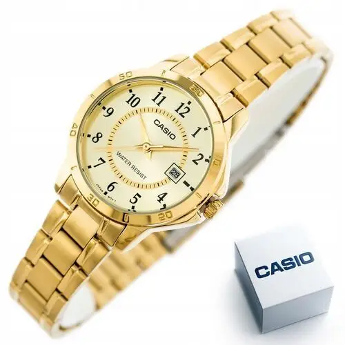 Zegarek Damski Casio LTP-V004G-9B (zd568c) Box