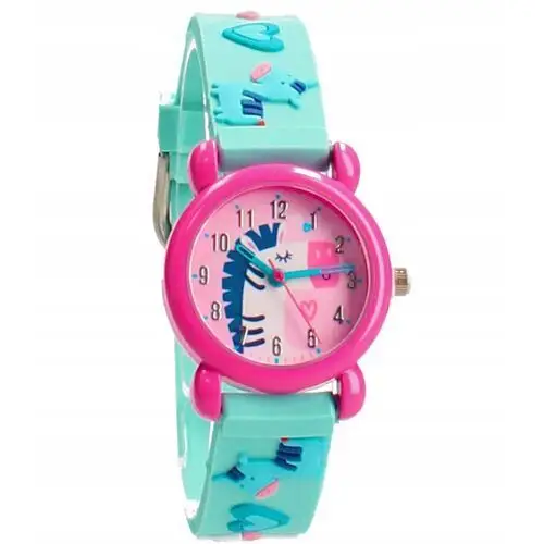 Zegarek dla dzieci Pret HappyTimes Zebra pink mint 2