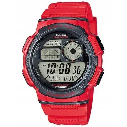 Zegarek Męski Casio AE-1000W 4AV (zd073c) World Time Box Grawer