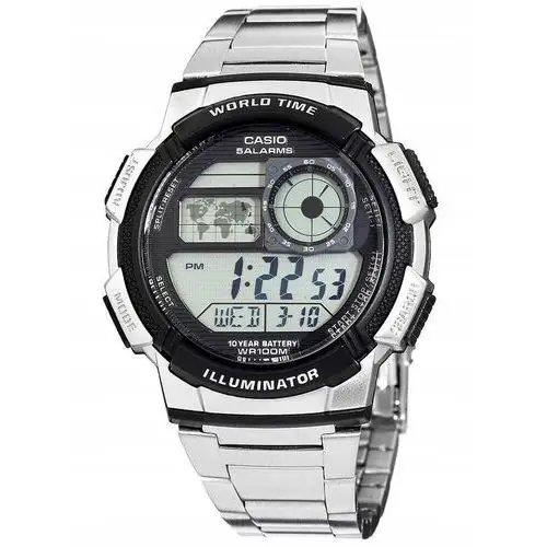 Zegarek Męski Casio AE-1000WD 1A World Time Box +grawer