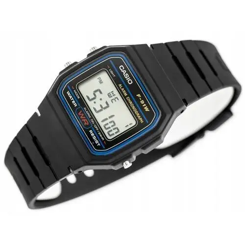 Zegarek Męski Casio F-91W-1YER (zd086a) Klasyka Box