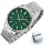 Zegarek Męski Casio MTP-VD03D-3A1 Green Datownik Stalowy Box Sklep