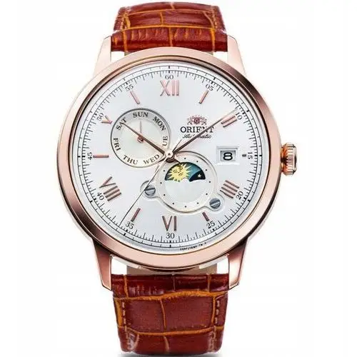 Zegarek Męski Orient Bambino Sun&moon Automatic RA-AK0801S30B Grawer