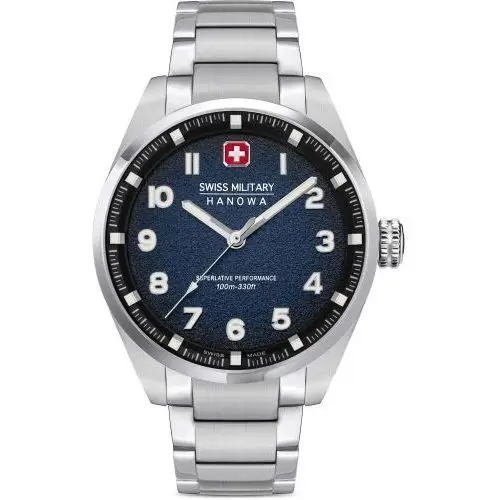 Zegarek męski Swiss Military SMWGG0001504 niebieski klasyczny do pływania