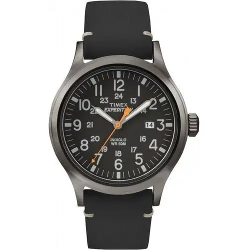 Zegarek męski Timex Expedition Scout Skórzany pasek Datownik